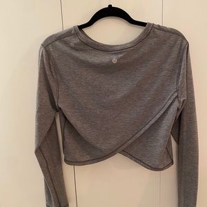 Crossback crop top - worn once